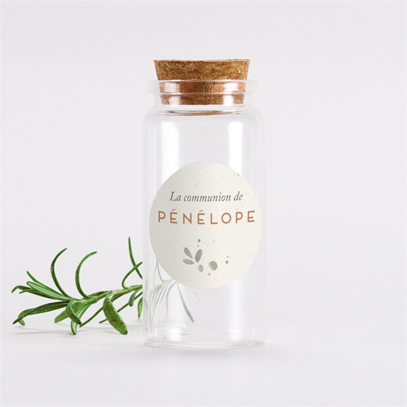 Mignonette communion Petite fille sticker réf.N3602051