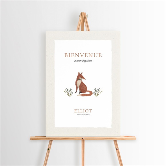 Panneau bienvenue Le Renard réf.N260236