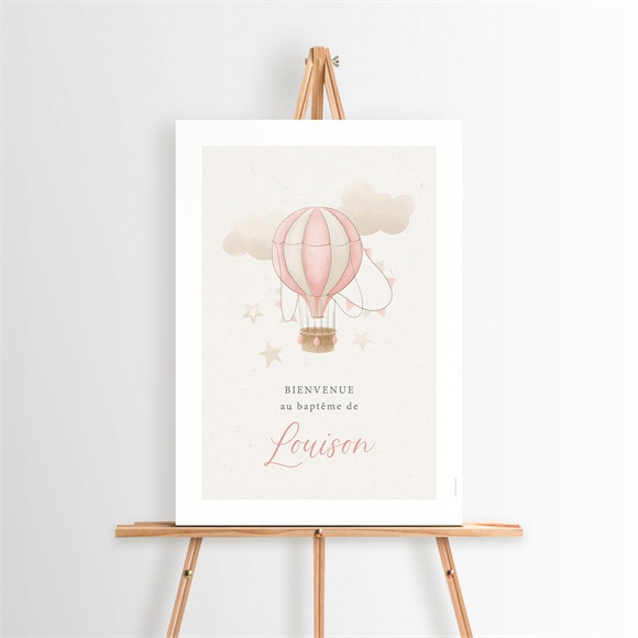 Panneau bienvenue La montgolfière réf.N260252