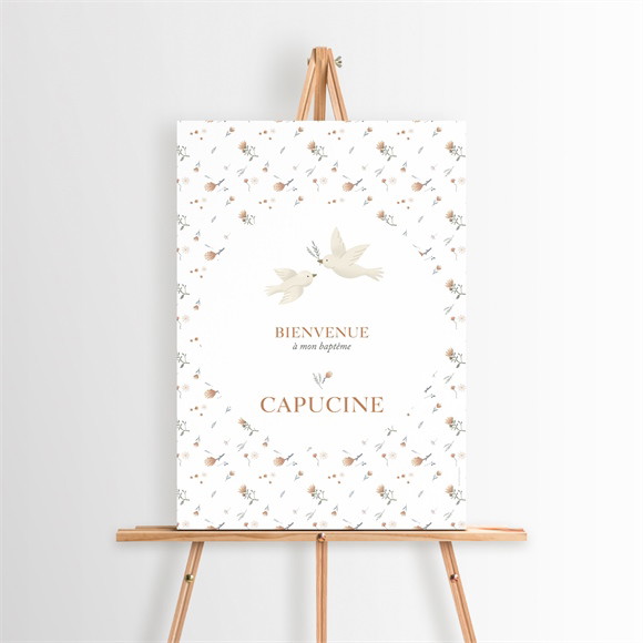 Panneau bienvenue Douces colombes réf.N260258
