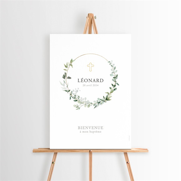 Panneau bienvenue L'eucalyptus réf.N260262