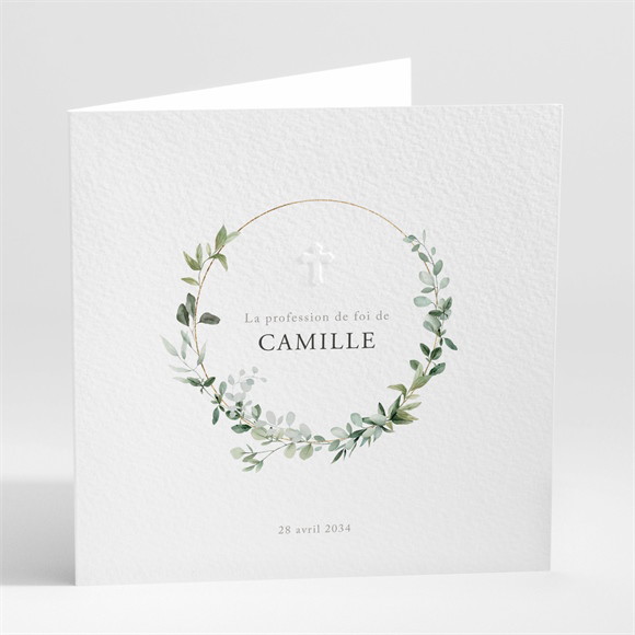 Faire-part profession de foi Solennel réf.N451603