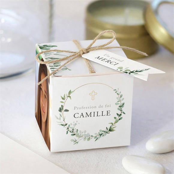 Boîte de dragées profession de foi Solennel réf.N340712