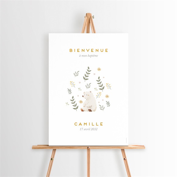 Panneau bienvenue Nounours réf.N260267