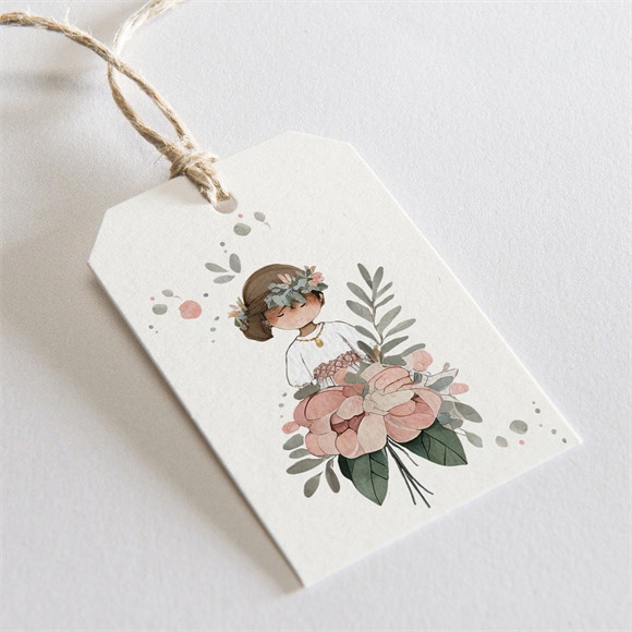 Etiquette communion Beauté au naturel réf.N291808