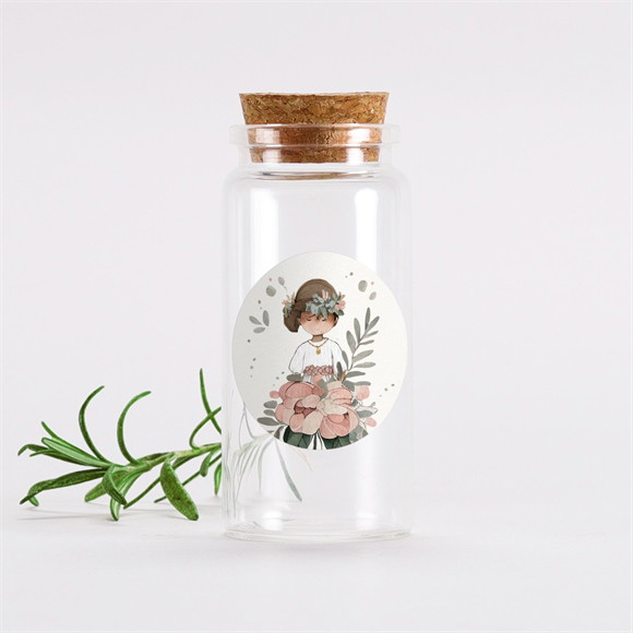 Mignonette communion Beauté au naturel sticker réf.N3602069