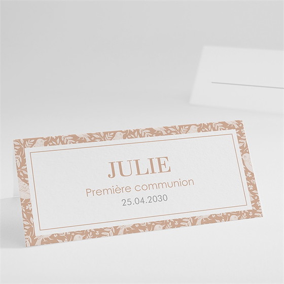 Marque-place communion beaux symboles