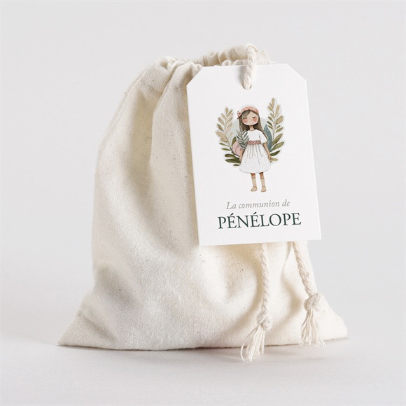 Pochon communion Jolie Bohème réf.N291813