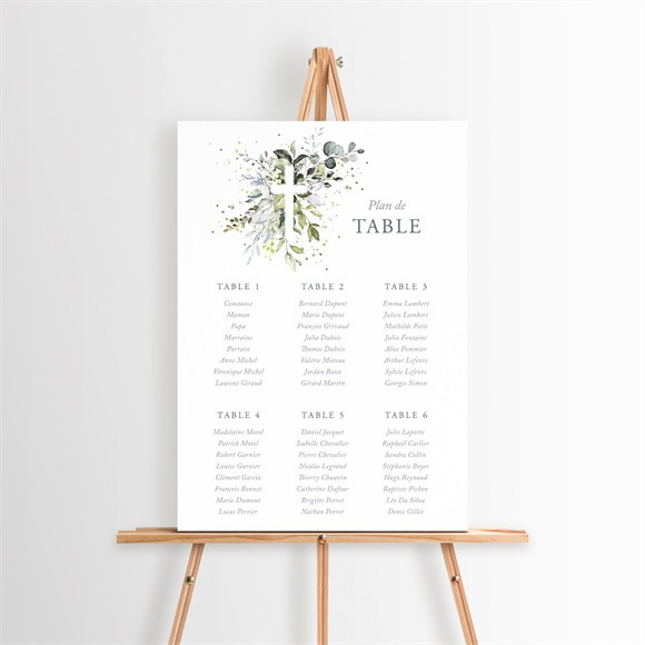 Plan de table baptême En Lumière réf.N260277