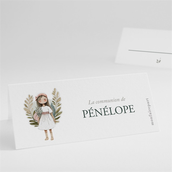 Marque-place communion Jolie Bohème réf.N440956