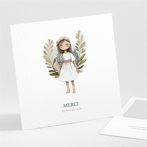 Remerciement communion Jolie Bohème réf.N301564