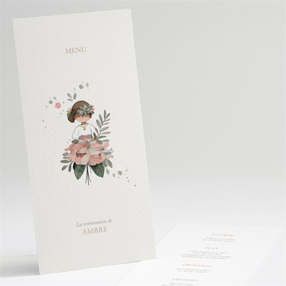 Menu communion Beauté au naturel réf.N221321