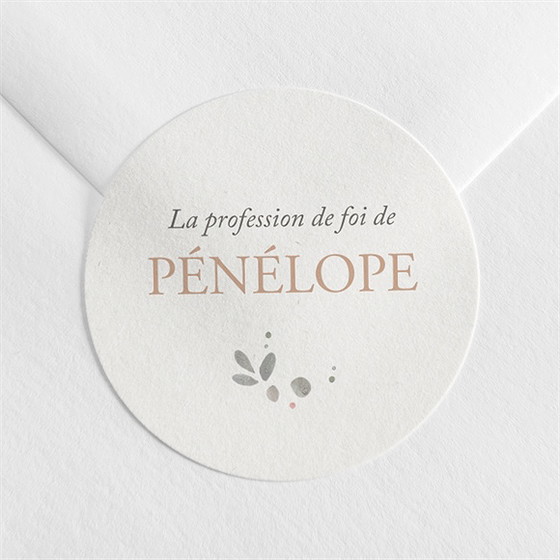 Sticker profession de foi trésor
