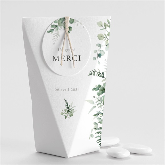 Boîte de dragées communion Gravée au coeur étui réf.N520361