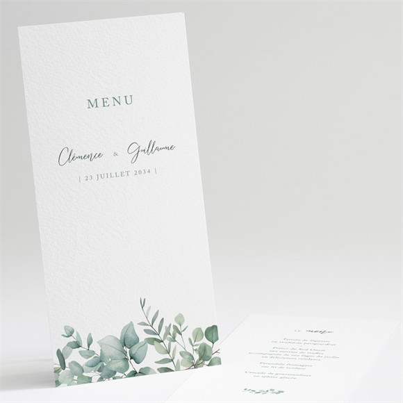 Menu mariage Lyrisme réf.N221325