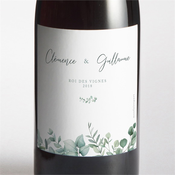 Etiquette de bouteille mariage Lyrisme réf.N3002077