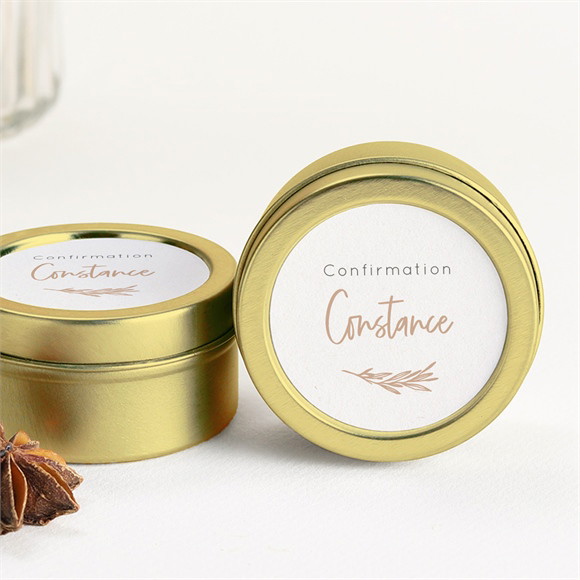 Bougie confirmation Ecarlate or réf.N3602102