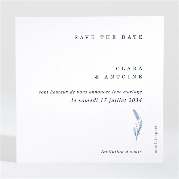 Save the Date mariage Pureté réf.N3002080