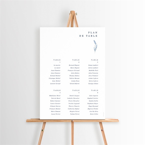 Plan de table mariage Pureté réf.N260288