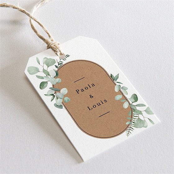 Etiquette mariage encapsulés