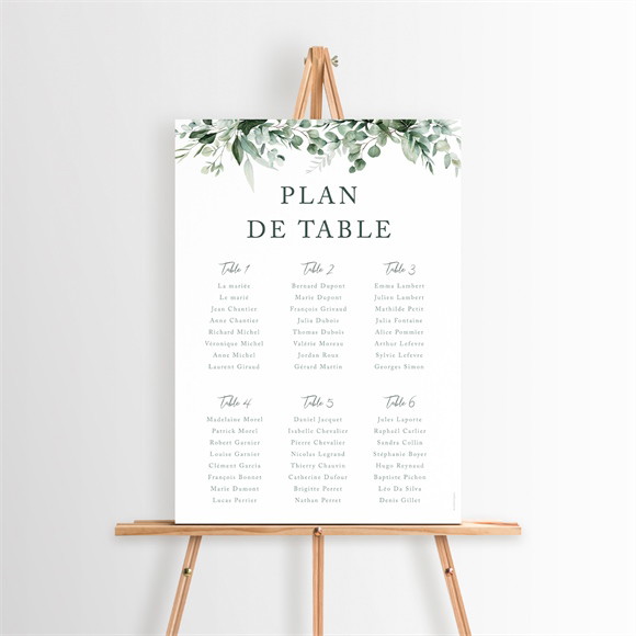 Plan de table mariage Lyrisme réf.N260294