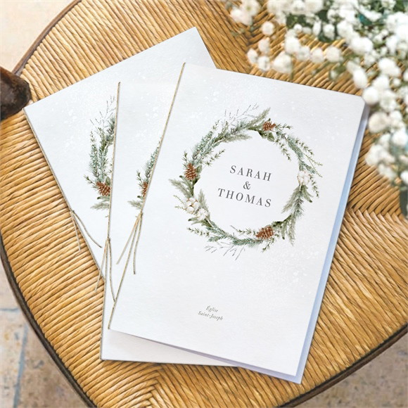 Livret de messe mariage Noël réf.N491443