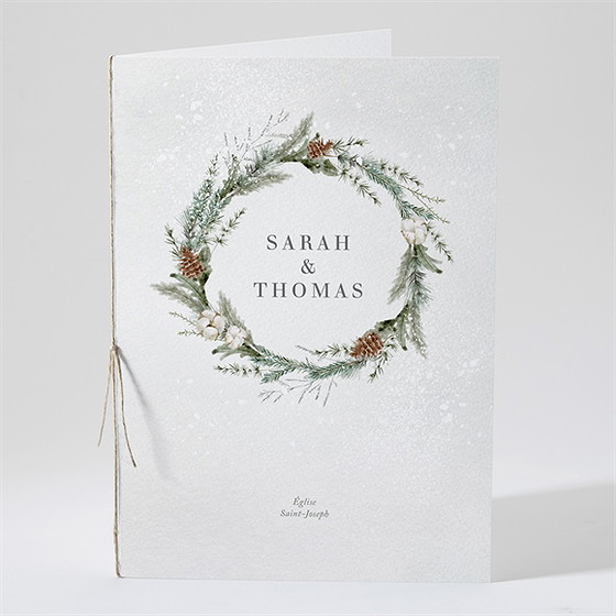 Livret de messe mariage noël