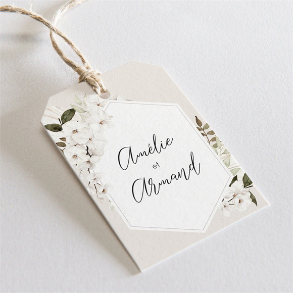 Etiquette mariage Orchidées réf.N291845