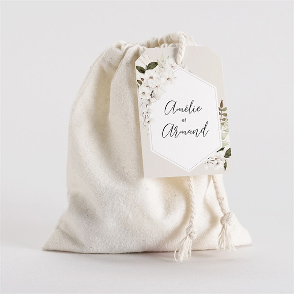 Pochon mariage  Orchidées réf.N291847