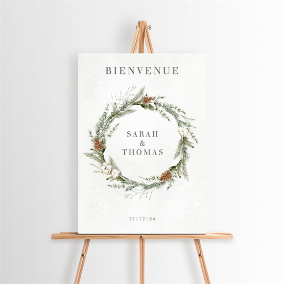 Panneau bienvenue Noël réf.N260292