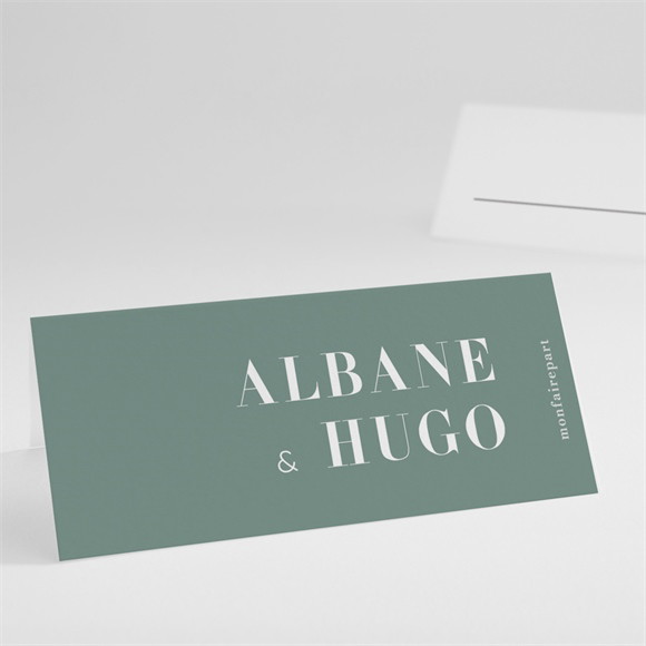Marque-place mariage Annonce minimaliste réf.N440966