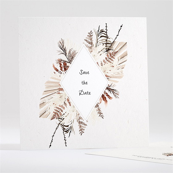 Save the Date mariage pampa