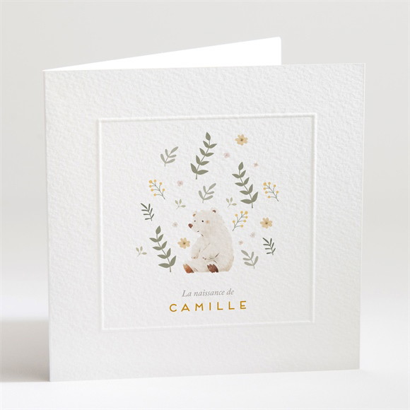 Faire-part naissance Le nounours réf.N451609