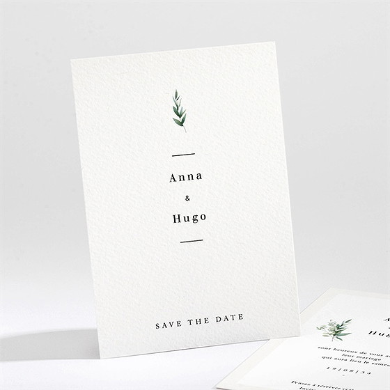 Save the Date mariage emeraude