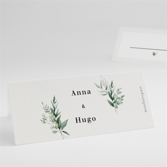 Marque-place mariage Emeraude réf.N440969