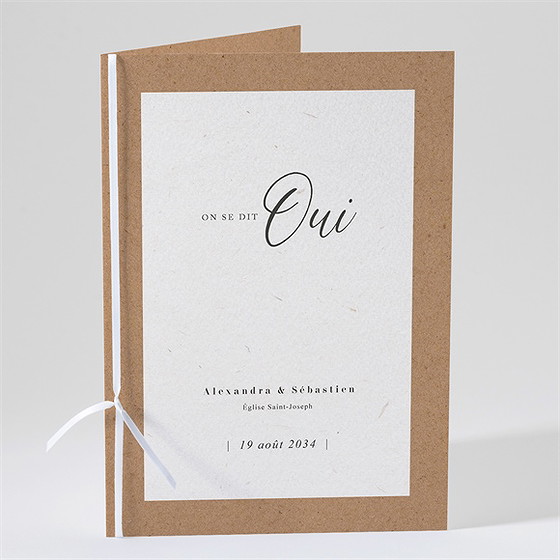 Livret de messe mariage notre absolu