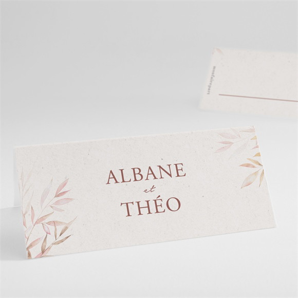 Marque-place mariage Poésie Boheme réf.N440971