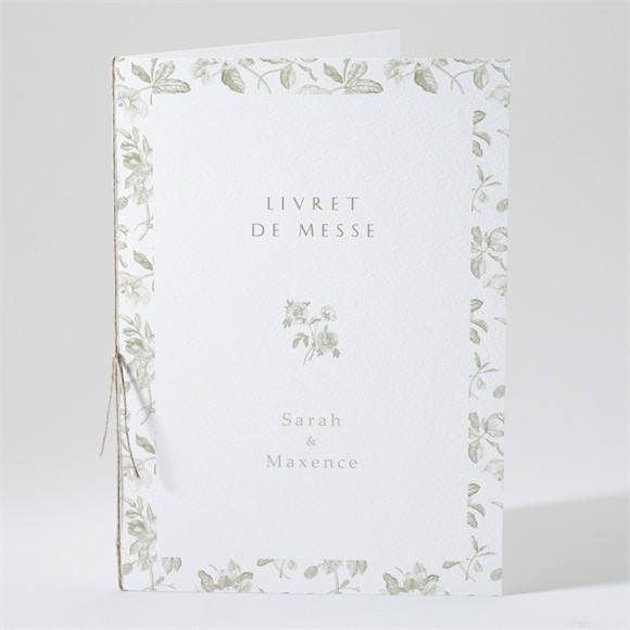 Livret de messe mariage Fleuri réf.N491545