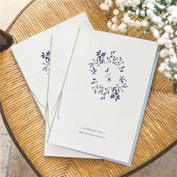 Livret de messe mariage Notre Idylle réf.N491548