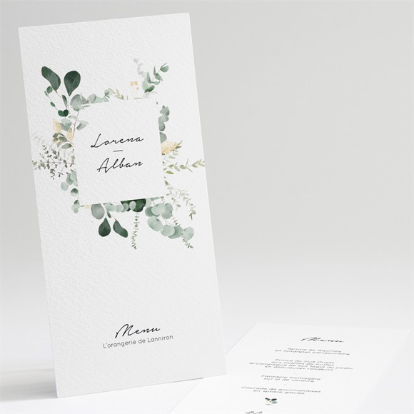 Menu mariage Pastel réf.N221332