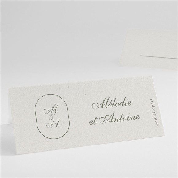 Marque-place mariage Romance réf.N440978