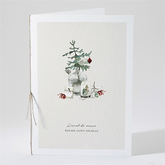 Livret de messe mariage en hiver