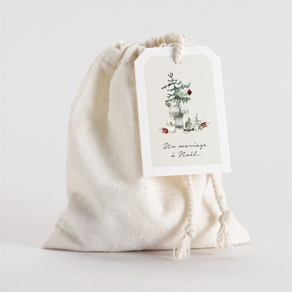 Pochon mariage  En hiver réf.N291870