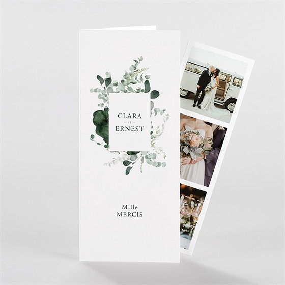 Remerciement mariage tendre murmure photomaton