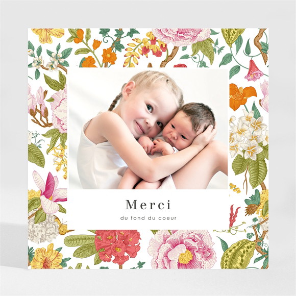 Remerciement naissance Coloré magnet réf.N35041