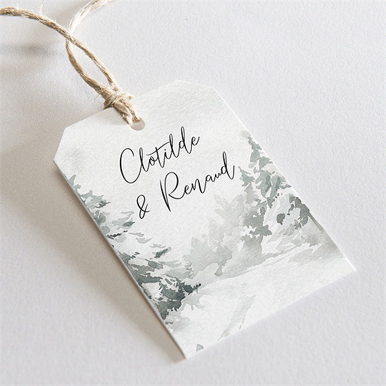 Etiquette mariage montagnes