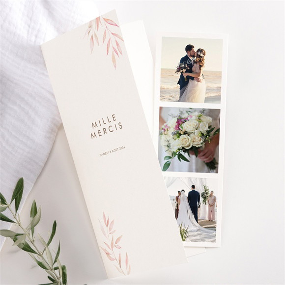 Remerciement mariage Notre Lien photomaton réf.N981244