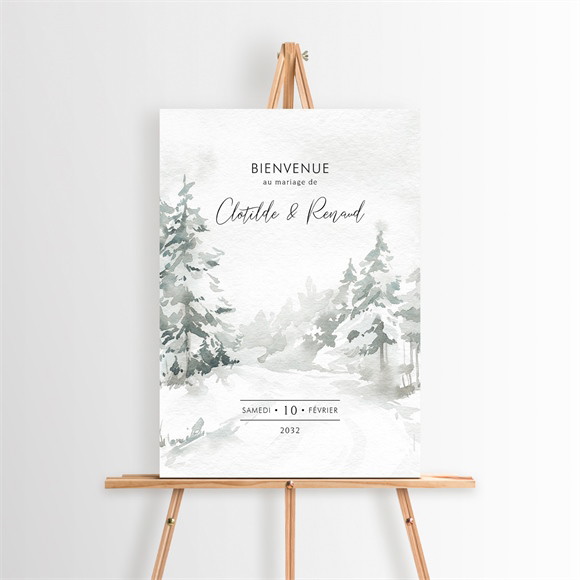 Panneau bienvenue Montagnes réf.N260335