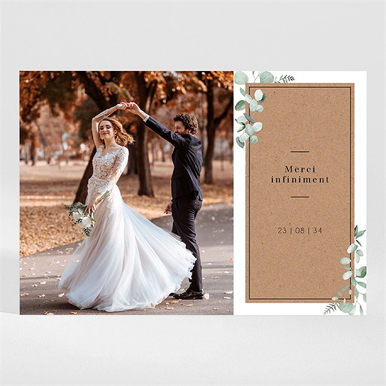 Remerciement mariage encapsulés magnet