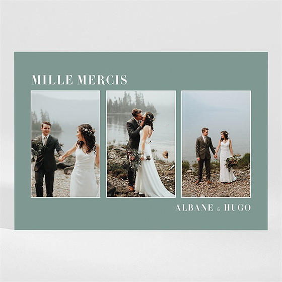 Remerciement mariage annonce magnet